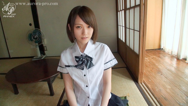 和室と布団のエッチで萌える、制服美少女・そら 粘液に塗れて抜き差しされ、自ら腰を振って騎乗位絶頂! 椎名そら